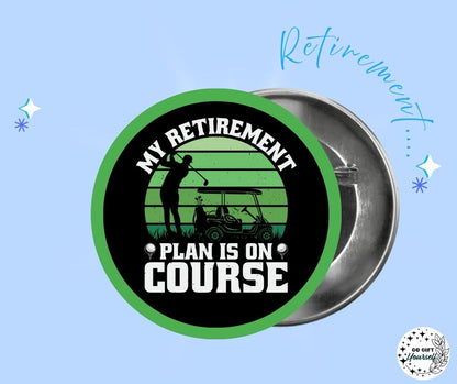 ✨ Retirement 🧓 | Badge Pins, Keyrings & More ✨