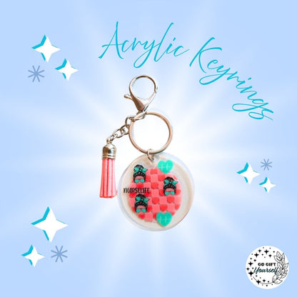 ✨ Work Edition | Acrylic Keyrings 👩‍⚕️