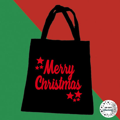 Basic Merry Christmas Tote Bag