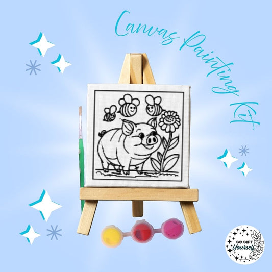 🎨 Mini Easel Painting Sets | Pig 🎨