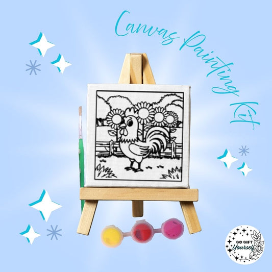 🎨 Mini Easel Painting Sets | Rooster 🎨