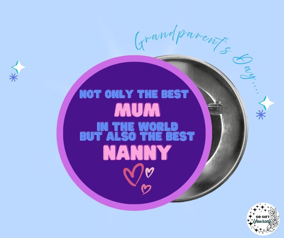 ✨ Grandparent's Day 👵👴  | Badge Pins, Keyrings & More ✨