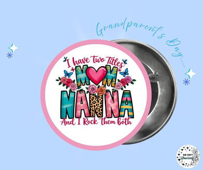 ✨ Grandparent's Day 👵👴  | Badge Pins, Keyrings & More ✨
