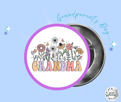 ✨ Grandparent's Day 👵👴  | Badge Pins, Keyrings & More ✨