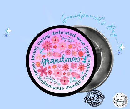✨ Grandparent's Day 👵👴  | Badge Pins, Keyrings & More ✨