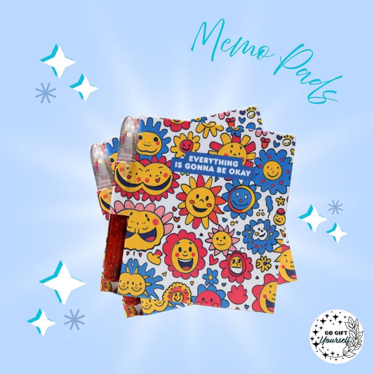 📓 Everything Is Gonna Be Okay | Memo Pad Set 🌟