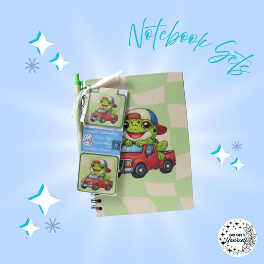 📓 Snapback Frog | A5 Notebook Set 🌟
