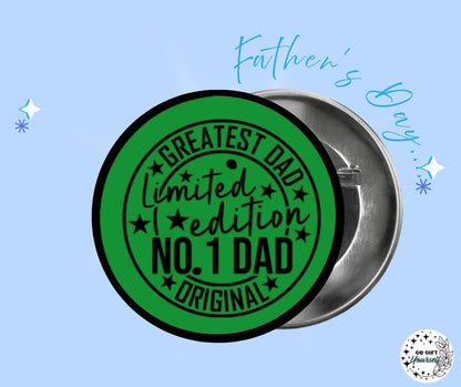 ✨Father's Day 🧔 | Badge Pins, Keyrings & More ✨