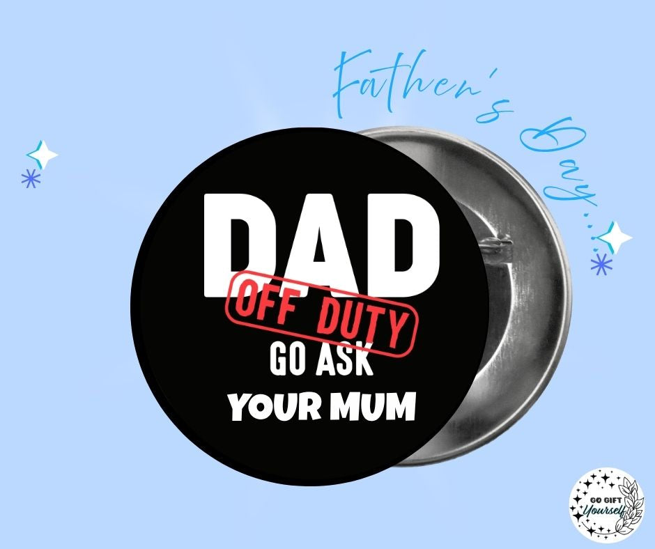 ✨Father's Day 🧔 | Badge Pins, Keyrings & More ✨
