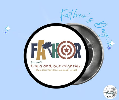 ✨Father's Day 🧔 | Badge Pins, Keyrings & More ✨