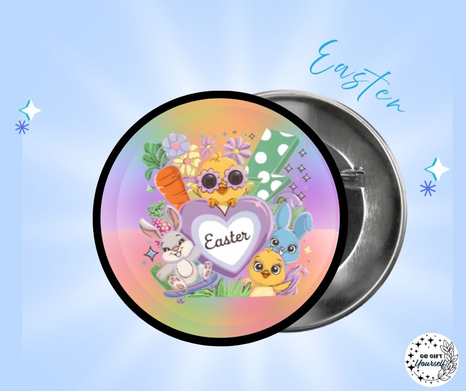 ✨ Easter 🐰 | Badge Pins, Keyrings & More ✨