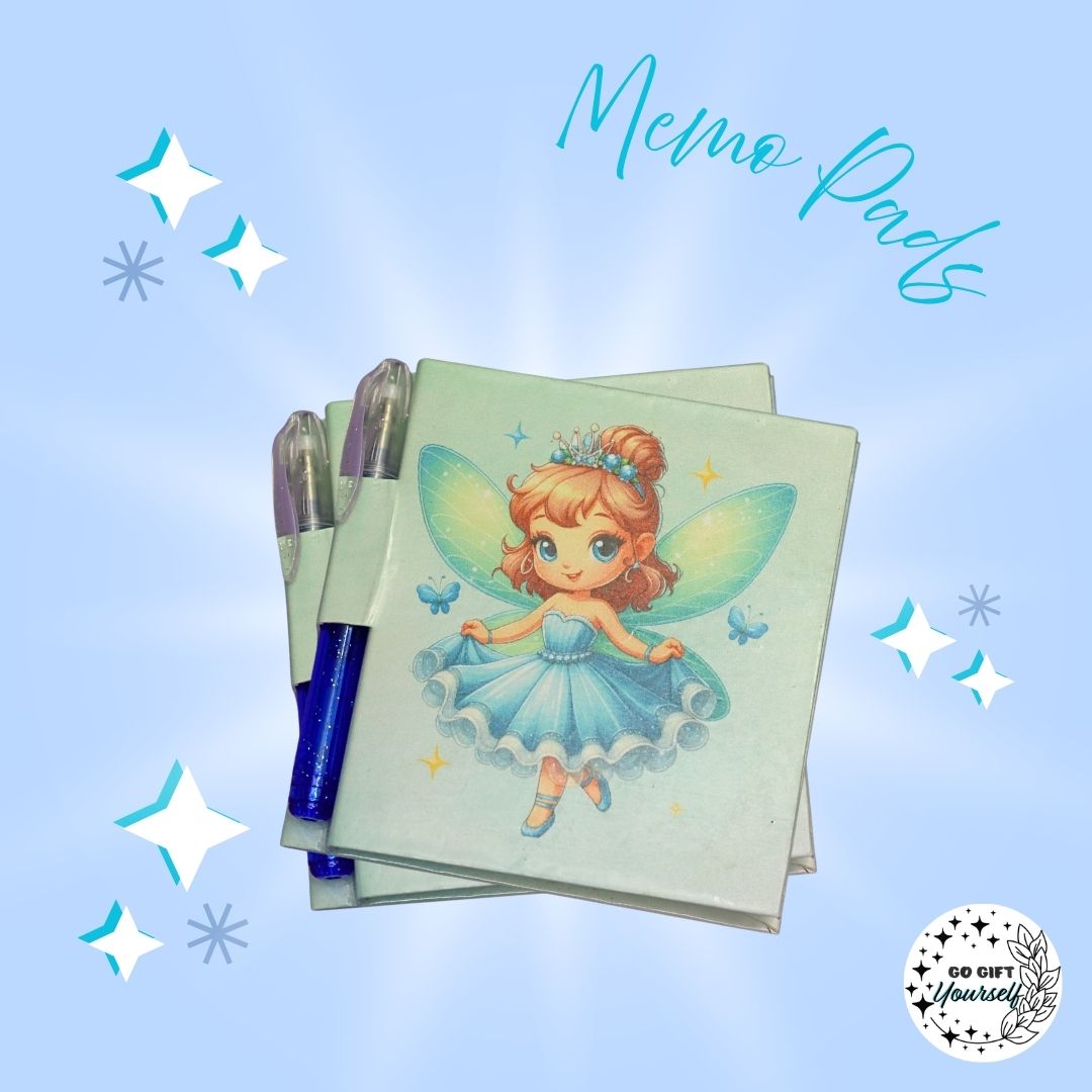 📓 Blue Fairy | Memo Pad Set 🌟