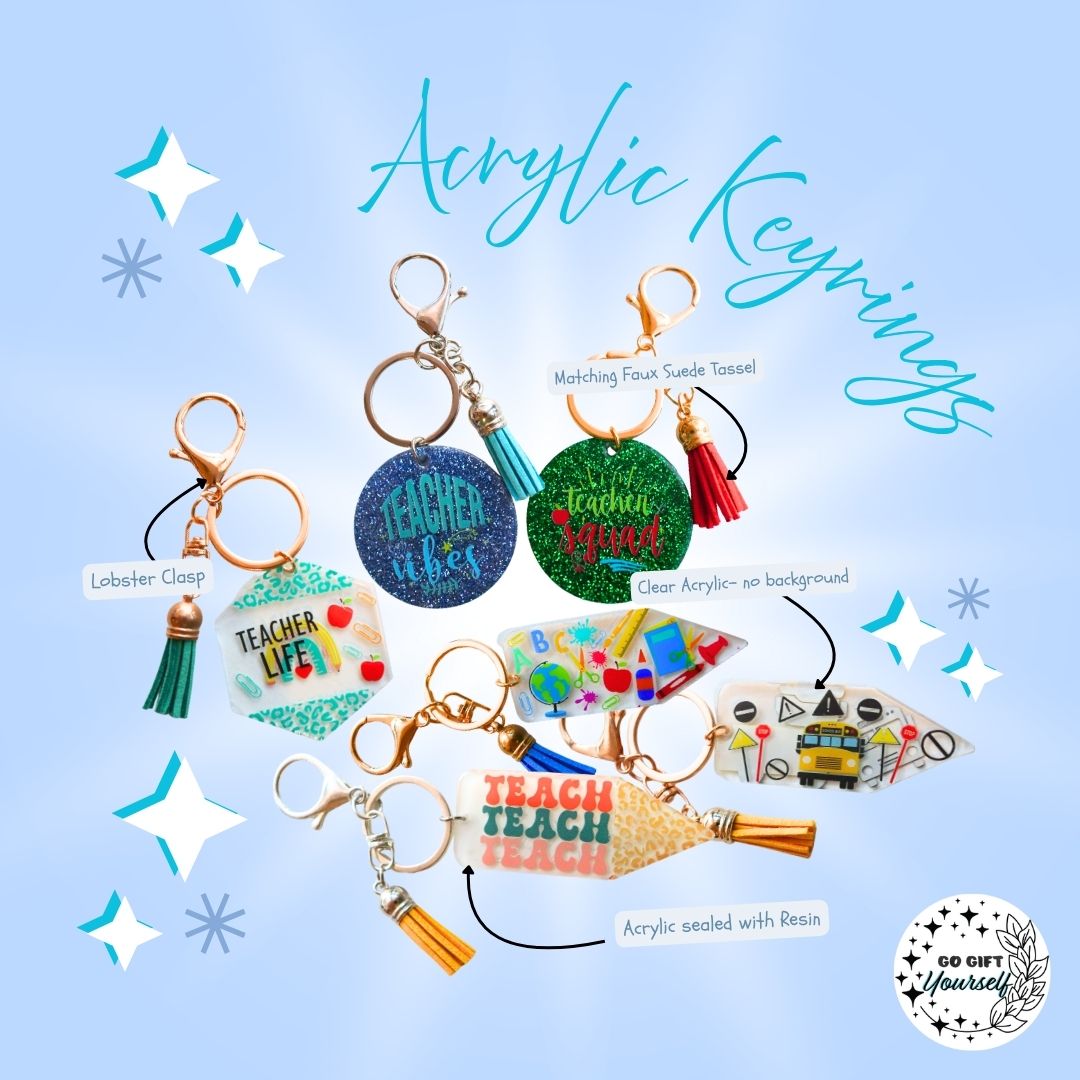✨ Teacher Edition | Acrylic Keyrings 👩‍🏫