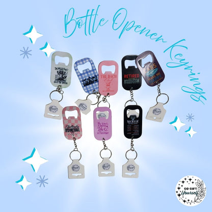✨ Metal Drink Opener | Keyrings 🔑