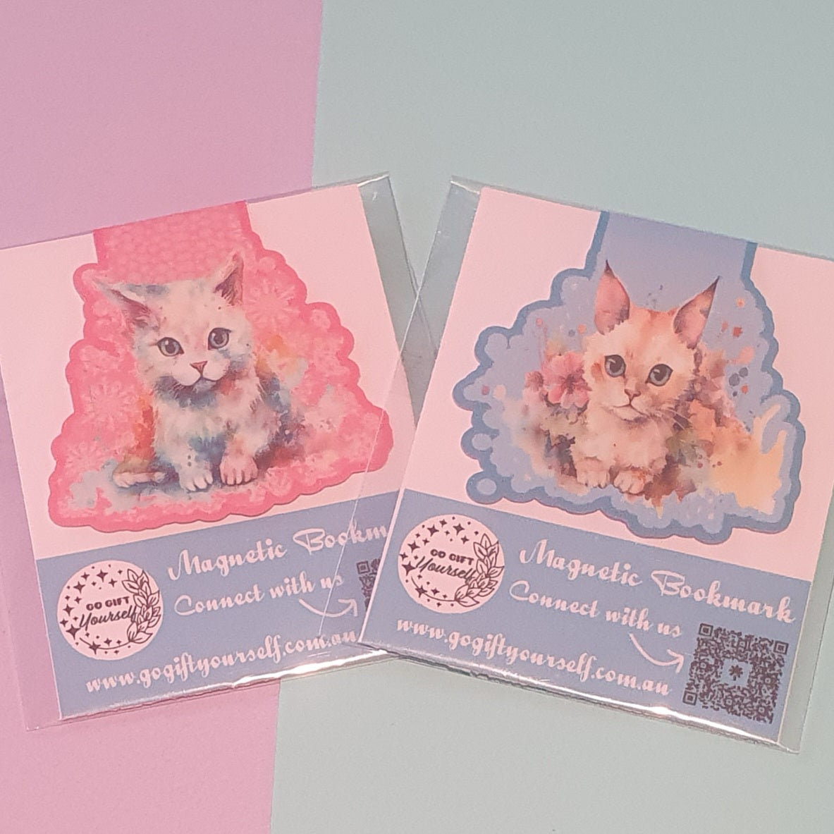 🔖 Magnetic Bookmarks | Animals Edition 🐱