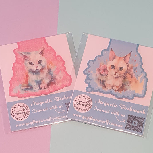 🔖 Magnetic Bookmarks | Animals Edition 🐱