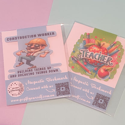 🔖 Magnetic Bookmarks | Career Edition 👩‍⚕️👩‍🔧