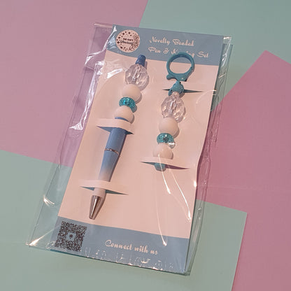 📝 Beaded Pen and Keyring Set | Stationery Kits