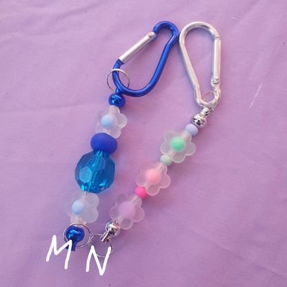 🌟 Novelty Beaded Keyrings | Flowers, Gems and Animal Prints ✨