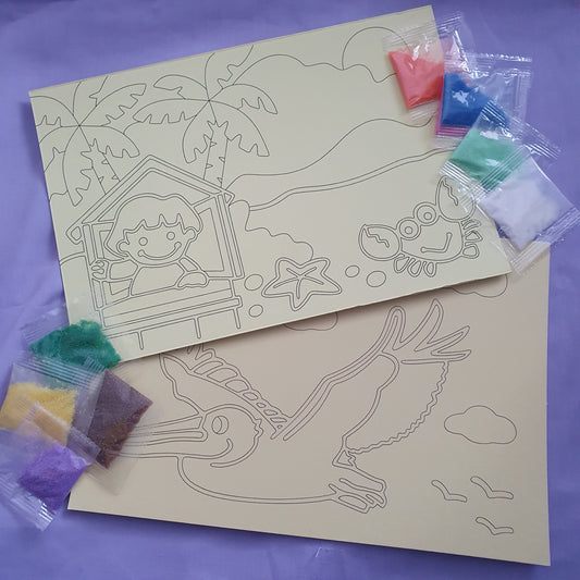 🎁 Beach Themed Sand Art Kits | Activity Kits 🎨