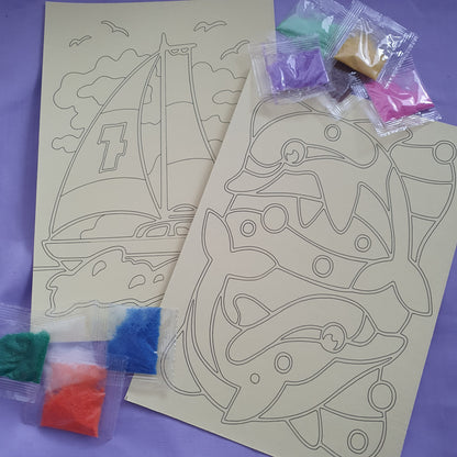 🎁 Beach Themed Sand Art Kits | Activity Kits 🎨