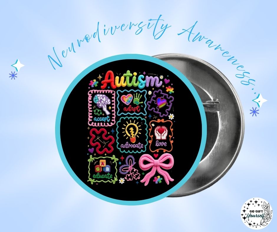 ✨ Health Awareness and Wellbeing 🩹 | Badge Pins, Keyrings & More ✨