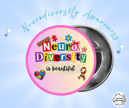 ✨ Health Awareness and Wellbeing 🩹 | Badge Pins, Keyrings & More ✨