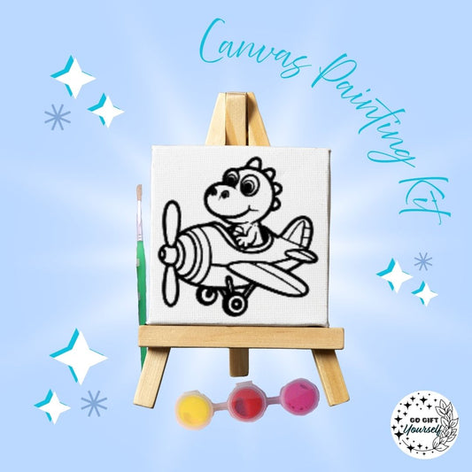 🎨 Mini Easel Painting Sets | Dino Plane 🎨