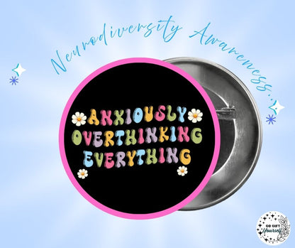 ✨ Health Awareness and Wellbeing 🩹 | Badge Pins, Keyrings & More ✨