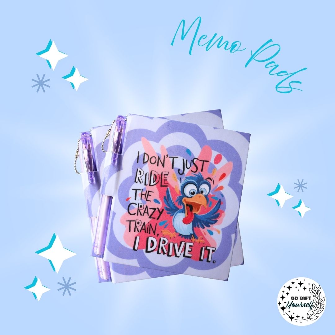 📓 Crazy Train | Memo Pad Set 🌟