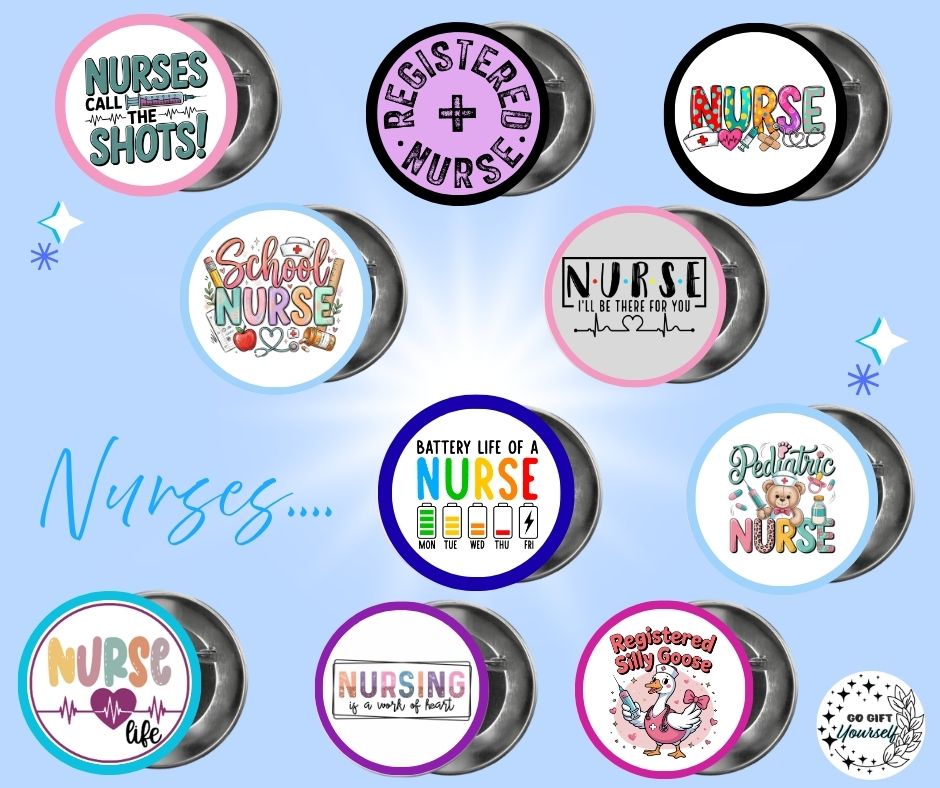 ✨ Medical Staff 🩺 | Badge Pins, Keyrings & More ✨