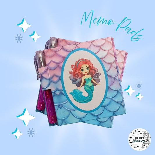 📓 Magical Mermaid | Memo Pad Set 🌟