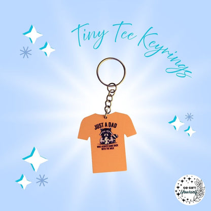 Tiny Humor Tees | Keyrings 🔑