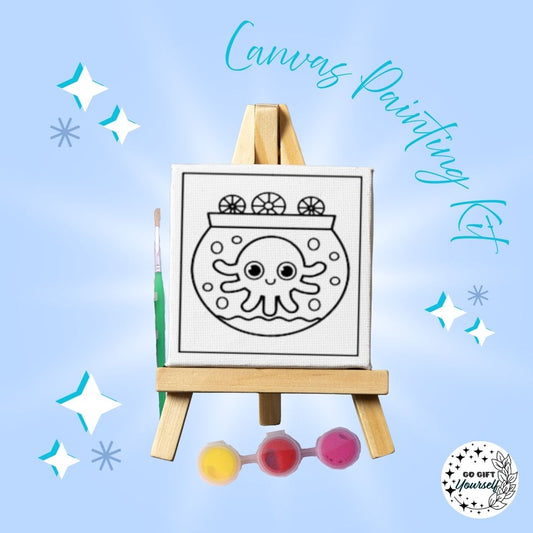 🎨 Mini Easel Painting Sets | Octopus In Tank 🎨