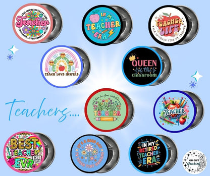 ✨ Education Staff 👩‍🏫 | Badge Pins, Keyrings & More ✨