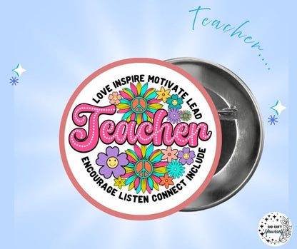 ✨ Education Staff 👩‍🏫 | Badge Pins, Keyrings & More ✨
