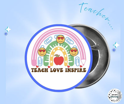 ✨ Education Staff 👩‍🏫 | Badge Pins, Keyrings & More ✨