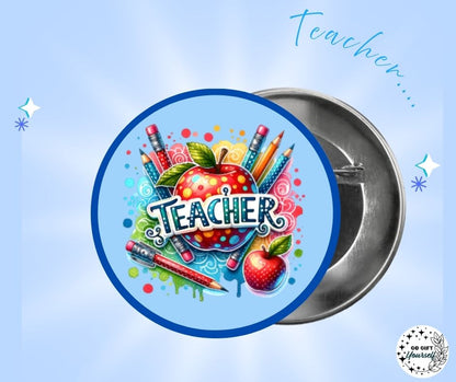 ✨ Education Staff 👩‍🏫 | Badge Pins, Keyrings & More ✨