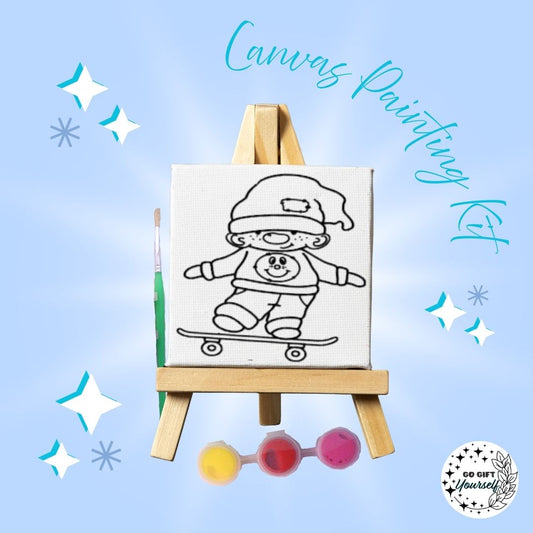🎨 Mini Easel Painting Sets | Skateboard Dude 🎨