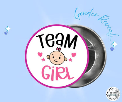✨ Gender Reveal 👶 | Badge Pins, Keyrings & More ✨