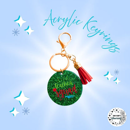 ✨ Teacher Edition | Acrylic Keyrings 👩‍🏫