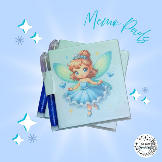 📓 Blue Fairy | Memo Pad Set 🌟