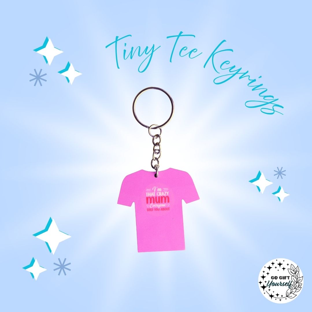 Tiny Humor Tees | Keyrings 🔑