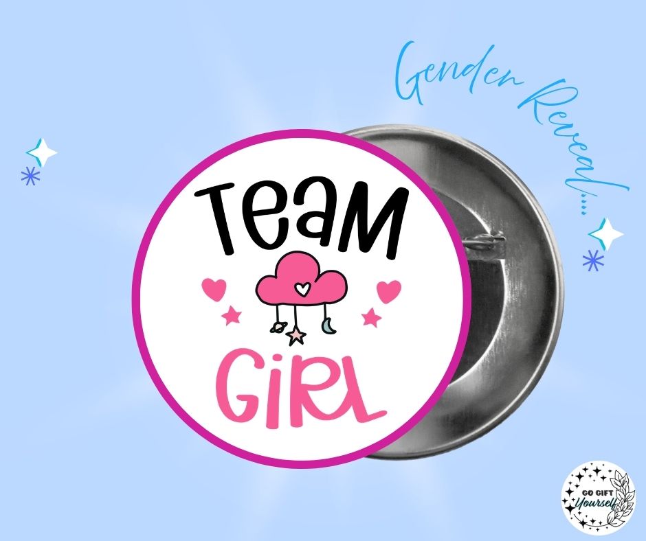 ✨ Gender Reveal 👶 | Badge Pins, Keyrings & More ✨