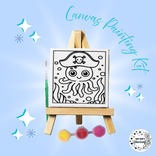 🎨 Mini Easel Painting Sets | Pirate Octopus 🎨