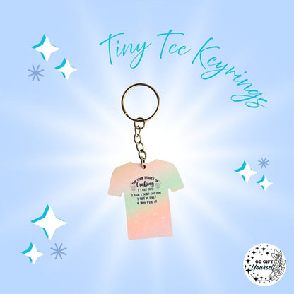 Tiny Humor Tees | Keyrings 🔑