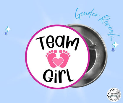 ✨ Gender Reveal 👶 | Badge Pins, Keyrings & More ✨