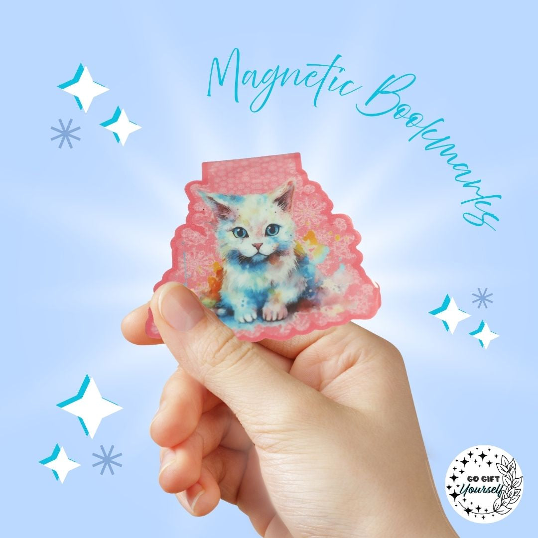 🔖 Magnetic Bookmarks | Animals Edition 🐱