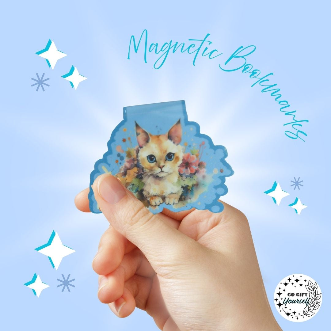 🔖 Magnetic Bookmarks | Animals Edition 🐱