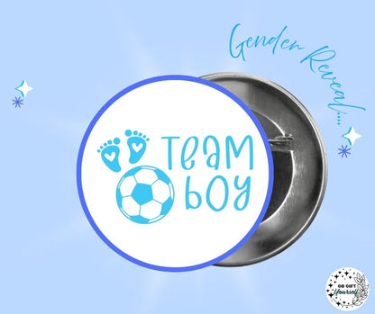 ✨ Gender Reveal 👶 | Badge Pins, Keyrings & More ✨